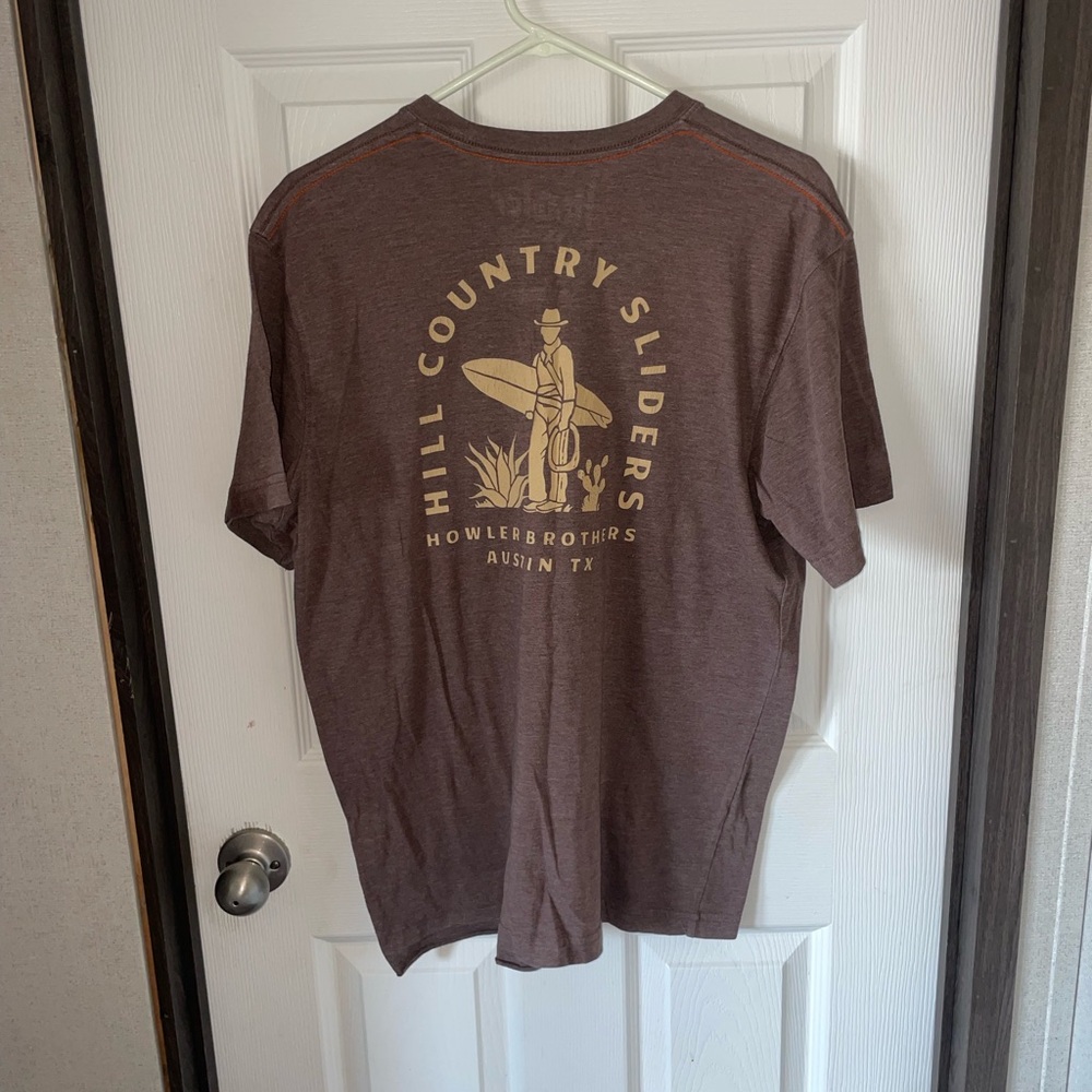 Howler Brothers Brown Short Sleeve Tee - Picture 2 of 4